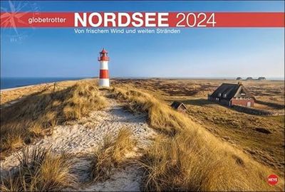 Nordsee Globetrotter Kalender 2024: Von frischem Wind und weiten Stränden