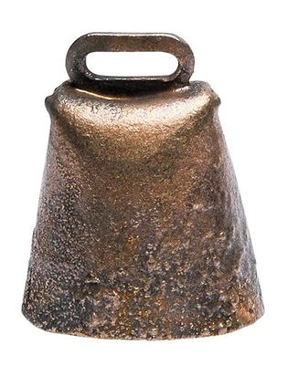 JANUEL - Bell bel van messing, handgemaakt in Frankrijk, nr. 0 - hoogte 35 mm
