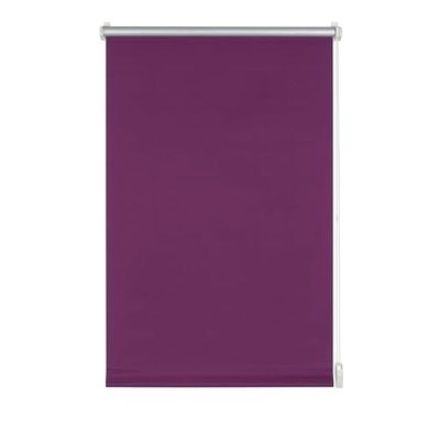 GARDINIA Estore de rolo com suporte térmico para segurar ou colar, reflexão máxima da luz, economia de energia, opaco, todas as peças de montagem incluídas, EASYFIX Persiana de rolo térmico, lilás, 75
