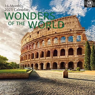 Merveilles du monde - Wunder der Welt 2023-16-Monatskalender : Original Gifted Stationery-Kalender [Mehrsprachig] [Kalender] (Wall-Kalender)