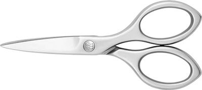 ZWILLING TWIN Select - Forbici da cucina in acciaio inox, design intramontabile, 13 cm, colore: Argento opaco