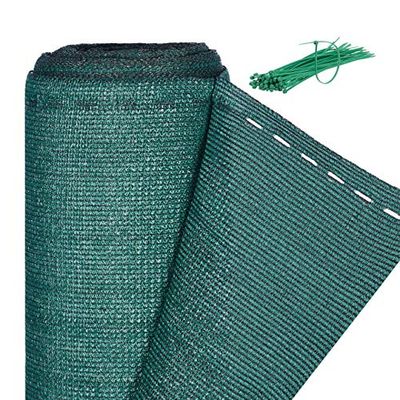 Relaxdays, vert Brise-vue, Paravent pour les clôtures et rambardes, Tissu HDPE, Anti-UV, 1,8 x 30 mètres, Meter