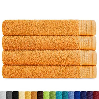 Eiffel Textile Quality Curl 600 g, 100% Egyptian Cotton, Saffron, Ducha 70x140 cm