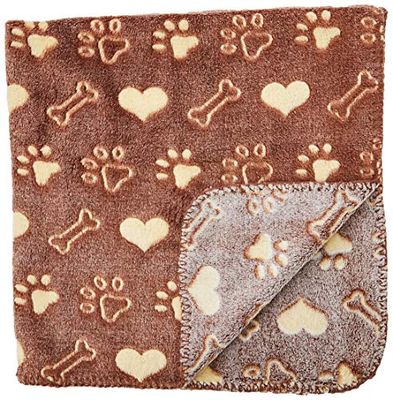 Ancol Sleepy Paws Confort Couverture pour Chien et Chat, Marron