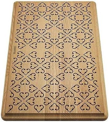 BLANCO 237591 tábua de cortar de madeira, travão, 54,6 L x 26,6 B cm