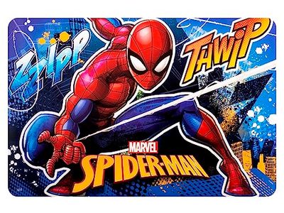 Lulabi Spiderman City - Juego de 12 manteles Individuales, Polipropileno, 45 x 30 cm, Multicolor