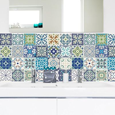 Ambiance-Live col-RV-0342 zwart 10 x 10 cm Rumba Azul