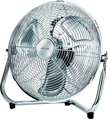 MPM MWP-04 Ventilateur de sol en acier inoxydable 60 W Argenté