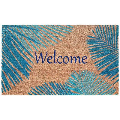 Liora Manne Natura Paillasson en Fibre de Coco Naturelle, Fibre de Coco, Bordure en Palmier., 2' x 3'