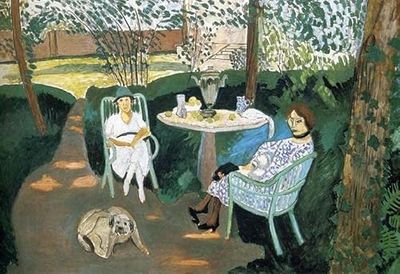 Calamite miniature d'arte - Serie "Post-impressionisti" (Tea in the garden, Henri Matisse)
