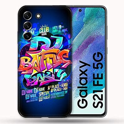 Cokitec Custodia per Samsung Galaxy S21 FE / S21FE Street Art Rap