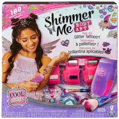 Cool Maker - Shimmer Me Body Art Studio - 180 ontwerpen - Tijdelijke tattoos
