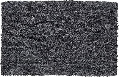 Sealskin Alfombra de Baño Antideslizante Absorbente Misto, 60 x 90 x 2.5 cm, Algodón, Negro