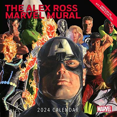Alex Ross Marvel Mural Oversized 2024 Calendar