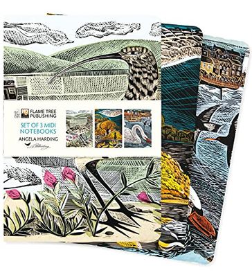 Angela Harding Set of 3 Midi Notebooks – Wildlife