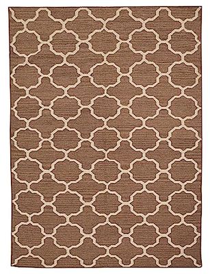 Kilim JP 11048 (11049) dk. bruin/beige, 150 x 240 cm