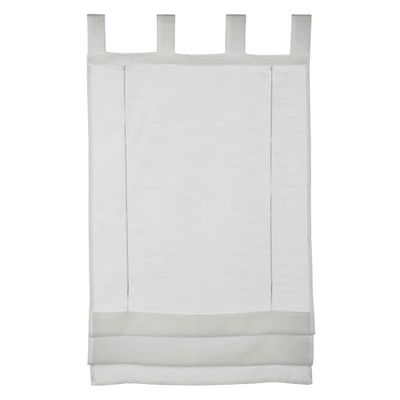 GARDINIA Store Japonais, Voile transparent, passants, blanc, 70 x 140 cm