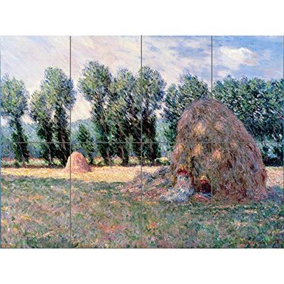 Artery8 Claude Monet Haystacks XL Giant Panel Poster (8 sektioner)
