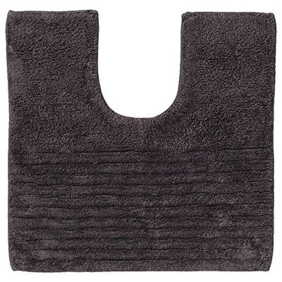 SEALSKIN Tappeto Bagno Contorno WC, Cotone, Antracite, 50 x 45 x 3 cm