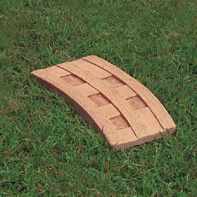 MATTONELLE PASSI DA GIARDINO IN TERRACOTTA (5 PEZZI) PAVIMENTAZIONE ESTERNO LUNGHEZZA CM. 29, LARGHEZZA CM. 20, PROFONDITA’ CM. 2,5 PIASTRELLE