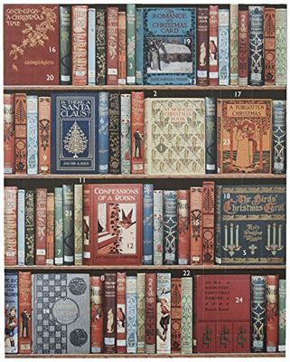 Nelson Line Libreria natalizia 8 x 10 Calendario dell'Avvento, marrone
