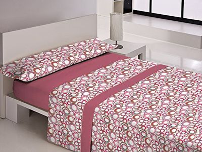 Gale Hayman Style Casa Campo Nieto Beddengoedset, katoen, polyester, rood, 205 x 150 x 3 cm