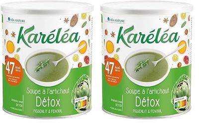Karéléa Soupe à l'Artichaut Détox, 300g (Lot de 2)
