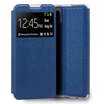 Cool Flip Cover voor Samsung A225 Galaxy A22 4G glad blauw