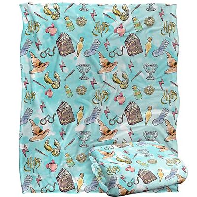 HARRY POTTER MASKCLUB Silky Touch Super Soft Throw Blanket 152 x 127 cm