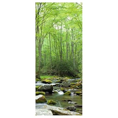 Sherwood Boor Deursticker 85 x 205 cm | Muurdecoratie HD-kwaliteit Scenolia