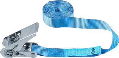 Connex Sjorband - eendelig - 5 m x 25 mm - 500 kg maximale belastbaarheid - met spanratel, zonder haak - van polyester/spanriem/ladingbeveiliging/ratelgordel / DY270601
