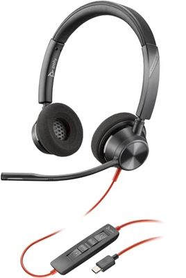 Poly Koptelefoon BW 3320, zwart