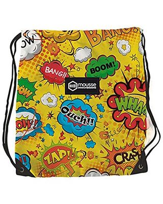Voetzak van schuimstof in de mond, comic, 43 cm