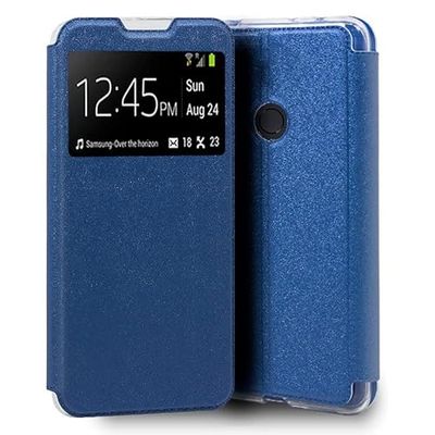 Custodia Cool Flip Cover per Xiaomi Redmi Note 8 / Note 8 (2021) Liso Blu