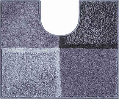 Grund DIVISO Tapis de Bain, Polyacrylique Supersoft, Gris, 50x60 cm
