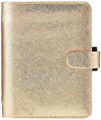 Filofax Pocket Saffiano Organiser - Metallic Rose Gold