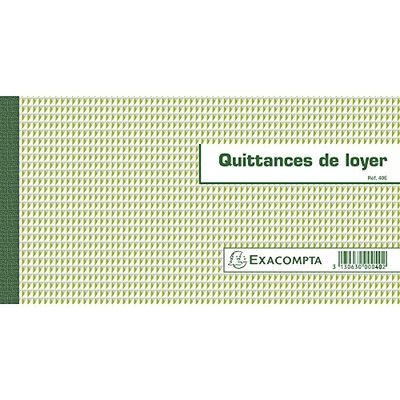 EXACOMPTA Carnet schmie zoekopdracht "Quittances de loyer" VE = 1