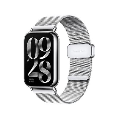 Xiaomi Uniseks Volwassenen Milanees Quick Release Strap Silver Helm Zwart, M