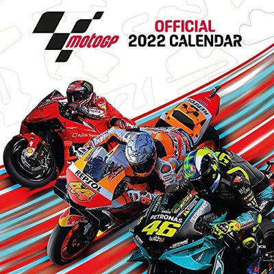 Moto GP Calendar 2022 - Month to a View Planner 30cm x 30cm - Official Merchandise