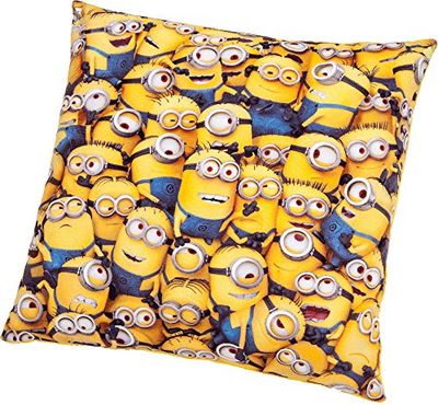 Joy Toy 90286 Minions grupp plyschkudde, 36 x 36 cm
