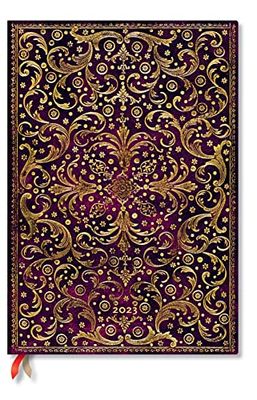 Paperblanks Agendas 12 Mois 2023 Velours Bleu | Vertical | Ultra (210x300 mm)