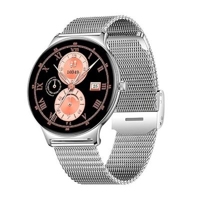 Cool Ultrathin Smartwatch + 2 armband (amoled, samtal, hälsa, sport), grå, grå grande, GRÅ, Grande