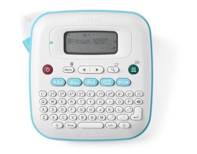 BROTHER PT-N25BT Bluetooth Desktop Labeling Machine, Connectable to Smartphone, Print labels using the free app DesignPrint2