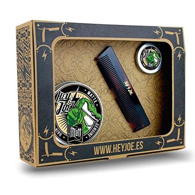 HEY JOE - Pomata Survival Kit MATT | Kit unguento MATE contiene l'unguento 100 ml., 15 ml. e il nostro pettine tascabile fatto a mano