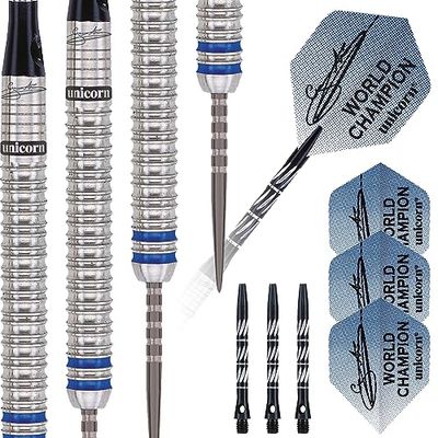 Unicorn Darts Gary Anderson Champ Dardos, unissexo para adultos, azul, 25 g