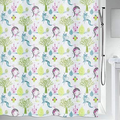 Spirella Rideau de Douche Polyester Princess 180x200cm Multicolr