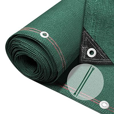 vounot® Brise Vue Occultant en HDPE avec Attaches et Clips de Fixation Protection Rayons UV Résistant aux Déchirures et au Vent Protection pour Jardin Balcon 230g/m² 1.8x10m Vert