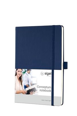 SIGEL CO657 Notizbuch Conceptum, ca. A5, liniert, dunkelblau: Notebook Conceptum, Classic, Hardcover