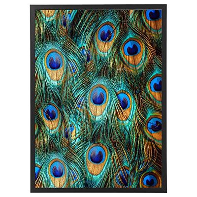Arterby's® - Premium Poster Quadro Cornice Tela Canvas Dipinto Mood -Illustrazione Piante e Fiori Moderni - Made in Italy - HD Poster con Cornice Semplice Nera 21x30 cm A0031 D0015
