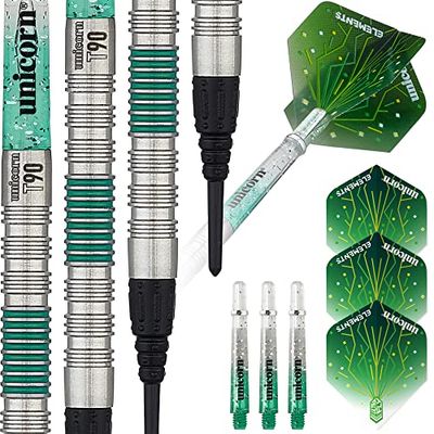 Unicorn Core XL T90 Unisex mjuk spets dart, grön, 23 g